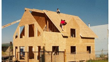 Обшивка стен ОСБ плитой Обшивка стен ОСБ плитой