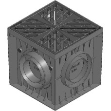 Точечный дренаж HAURATON Recyfix Point 30/30 (чорний) з корзиною для сміття