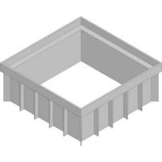 Верхняя часть для точечного дренажа HAURATON Recyfix Point PР высотой 120мм